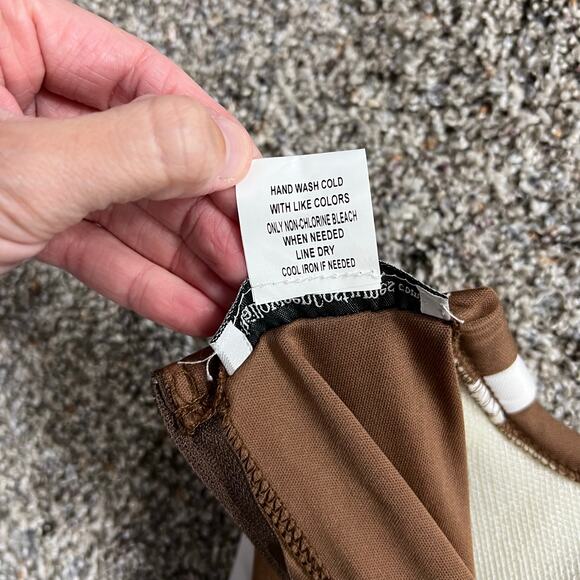 SOLD Kids Christmas Gingerbread Man Costume 2 piece Halloween Foam Head Youth S - Picture 13 of 16